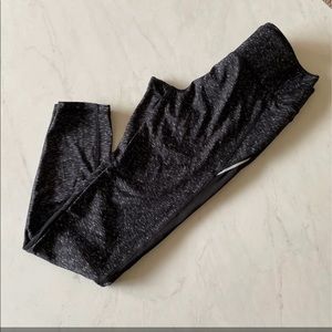 Black/Grey Pattern Sport Leggings